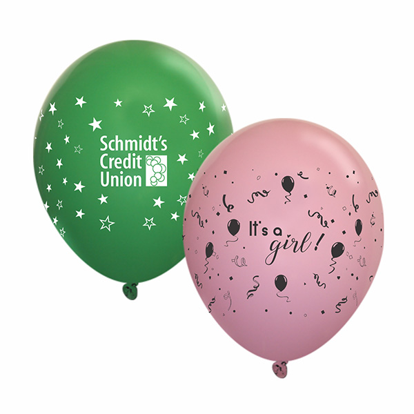 11WRP-STD 11" Standard Wrap Latex Balloons with...